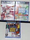 PS2 LOTTO 3 GIOCHI HIGH SCHOOL MUSICAL BAND HERO - PLAYSTATION 2 GAMES NUOVI