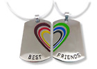 Due Collane Amicizia Best Friends Migliori Amiche per 2 Cuore Cuoricino L.545