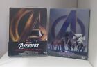 2 Steelbook Blu-ray Avengers Trilogia + Avengers Endgame 3D Sigillate