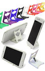 iPhone 6 Silver Holder Support: WHITE iClip Folding Travel Desk Display Stand