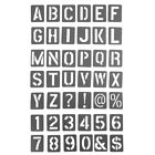 1 set di stencil alfabeto stencil numeri stencil lettere stencil alfabeto