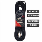 Proel Cavo di Potenza 10 metri per Diffusori Acustici Passivi Jack/Jack 6.3mm