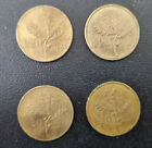 Lotto 4 monete Repubblica Italiana 20 lire Bronzital Anni 1957 1958 1959