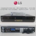 💥VIDEOREGISTRATORE COMBINATO DVD/VHS LG V390 LETTORE VCR CASSETTE COMBO.