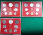 Lotto monete 500 lire argento serie Vaticano anno VIII - IX -X + 2 album  monete