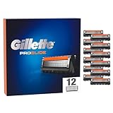 Gillette Fusion 5 ProGlide, LAMETTE DA BARBA, per Rasoio manuale Uomo, Confezione da 12 RICAMBI da 5 Lame, con 5 LAME DI PRECISIONE, IDEA REGALO UOMO