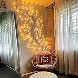 Albero LED Decorazione Domestica Albero con Luci 144 Led Da Interno Natale Albero Luminoso Artificiale (Bianco caldo, plug-in)
