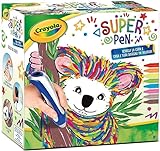 PRESTIGE & DELUXE Super Pen Sciogli La cera Koala e crea i tuoi disegni in rilievo + kit 10 penne glitterate e portachiave fischietto