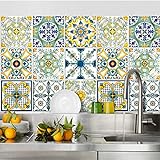 PS00091 Adesivi murali in pvc per piastrelle per bagno e cucina Stickers design 
