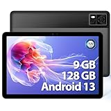 DOOGEE T10E Tablet Android 13, 10.1" HD Display Tablet 10 Pollici, 9GB +128GB(TF 1TB), Octa-Core, 4G LTE Dual SIM | 5G WiFi | 6580mAh | Bluetooth 5.0 | 1280 * 800 | 5MP+8MP | GPS