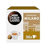 NESCAFÉ DOLCE GUSTO Espresso Milano Caffè, 6 Confezioni da 16 capsule (96 capsule)