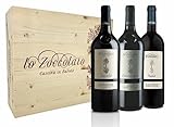 Lo Zoccolaio - Vino Rosso - Barbera D Alba + Langhe Rosso + Langhe Nebbiolo in Cassetta legno - Confezione Regalo - 3 x 750 ml