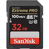 SanDisk Extreme PRO, Scheda di memoria da 32 GB SDHC fino a 95 MB / s, UHS-1, Classe 10, U3, V30
