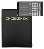 HNBTX Album Monete da Collezione,Portamonete da Collezione,Album Monete,Raccoglitore Monete,480 Tasche