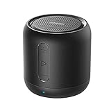 Anker Cassa Bluetooth Tascabile SoundCore Mini - Altoparlante Bluetooth Super-Portatile con Bassi Potenti, Raggio di Connessione Bluetooth e Guida Vocale per iPhone, iPad, Samsung, Huawei e Altri