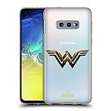 Head Case Designs Licenza Ufficiale Justice League Movie Wonder Woman Logos Custodia Cover in Morbido Gel Compatibile con Samsung Galaxy S10e