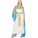 dressforfun Costume da Cleopatra | Collare con ricamo di paillettes | Acconciatura in stile egizio (XXl | no. 300389)