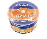 Verbatim Dvd-R Matt Silver 50 Pack Wrap Spindle