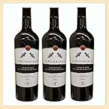 3x Cannonau di Sardegna doc, Le Bombarde, cl 75, cantina Santa Maria la Palma, vino rosso, prodotto tipico Italia