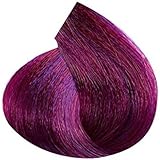 Inebrya Crema colore permanente per capelli, castano chiaro rosso viola, 100ml