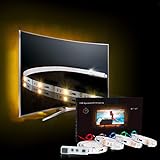LED TV Retroilluminazione, 2M/6.56ft USB LED posteriore di illuminazione RGB LED striscia luce TV Illimitazione per HDTV da 40 a 60  , LED luce di striscia