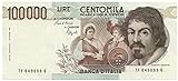 Cartamoneta.com 100000 Lire Banca d Italia Caravaggio I Tipo Lettera F 10/03/1993 qFDS