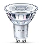 Philips Lighting Faretto LED Classic, Attacco GU10, 4.6 W Equivalenti a 50 W, Luce Bianca Fredda, [Classe di efficienza energetica A++]