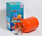 PartyMagix - Bombola Gas Elio per gonfiare circa 30 Palloncini Usa e Getta Monouso contenente Bombola e Valvola Decorazioni Matrimonio Compleanno