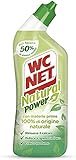 Wc Net - Natural Power Gel, Anticalcare e Igienizzante per Sanitari e Superfici, Pulitore Liquido per Wc, 700 ml