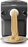 Philips HR2382/15 Avance Collection Macchina per Preparare Pasta Fresca con Bilancia Integrata, Programmi Automatici, 8 Dischi, 200 W, Nero