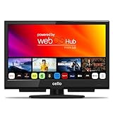 Cello C1624WS 16" Smart TV WEBOS LG Full HD LED TV Triplo Sintonizzatore, DVB-T/T2-C-S/S2, HDMI, USB, Bluetooth, 230V, per un Esperienza Sonora