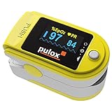Pulox PO-200 Solo - Saturimetro Da Dito professionale certificato, con Display LCD con Letture Immediate Pulsossimetro misuratore Ossigeno (SpO2), Frequenza Del Polso (PR), per Adulti