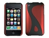 Logotrans Snake Series Pellicola di protezione per il display e cover posteriore per Apple iPhone 3G / 3Gs, colore: Rosso