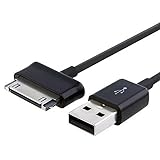 Cavo Dati USB Carica Ricarica Charge Cable Nero per Samsung Galaxy TAB 2 10.1 P5100 P5110 P 5100 Caricatore