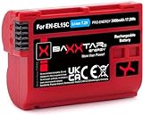 Baxxtar Pro EN-EL15c Batteria (2400 mAh) compatibile con Nikon Z5 Z6 II Z7 II Z8 ecc. (non Zf) EN-EL15 EN-EL15b