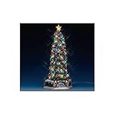 Lemax Village-Sights & Sounds: New Majestic Christmas Tree-(84350), Multicolore
