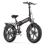 ENGWE Bici Elettrica Pieghevole,20"×4.0" Fat Tire 7 Velocità Bicicletta Elettrica da 48V 13Ah Batteria Rimovibile, Autonomia di 50-120 km E-bike da per Ogni Terreno & MTB & Spiaggia & Neve
