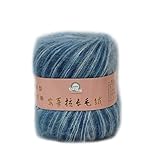 Morbido filato di lana mohair cashmere per maglieria fai da te scialle sciarpa uncinetto forniture di filo per principianti adulti