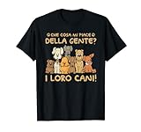 Dog Lover Amante Cani Piacciono Più I Cani Che Le Persone Maglietta