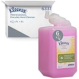 Kleenex Detergente per Mani 6331, per Uso Quotidiano, 6 x 1 Litro (Totale 6 Litri e 6000 erogazioni)