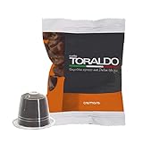 CAFFÈ TORALDO Nespresso | Capsule Compatibile Nespresso* (100 Unità, Miscela Cremosa)