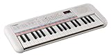 Yamaha Digital Keyboard Remie PSS-E30, Tastiera Digitale per Bambini Portatile e Leggera, Con 37 Mini Tasti e Funzioni di Apprendimento, Compatibile con le Cuffie Yamaha HPH, Bianco