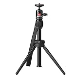 Nebula Capsule Adjustable Tripod Stand, Compact, Lightweight, Aluminum Alloy Portable Projector Stand for Pico Projector, Pocket Projector, and Mini Projector with Universal Mount and Swivel Ball Head
