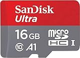 SanDisk Ultra Scheda di Memoria MicroSDHC da 16 GB, con A1 App Performance, Velocità fino a 98 MB/sec, Classe 10, U1, FFP