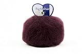 Woolove - Big Mohair - gomitolo filato lana mista ideale per la realizzazione di capi per neonati e bambini fibra sensibile alle diverse temperature per Ferri/uncinetto: 5.00/6.00 25 gr -Bordeaux