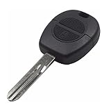 PHONILLICO Cover Cle per Nissan Micra Almera Primera - Plip chiave telecomando 2 pulsanti lama