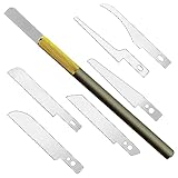 Abest - Mini strumenti artigianali a mano con kit di utensili da taglio a mano fai-da-te, 6 modelli di coltello