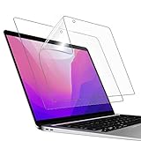 JETech Pellicola Protettiva per MacBook Pro 13 Pollici (2016-2022, M1/M2) / MacBook Air 13 Pollici (2018-2020, M1), Antiriflesso Opaca, Anti-Impronte, Pacco da 2