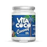 Vita Coco olio di cocco biologico 500ml, extra vergine, spremuto a freddo, Keto, senza glutine, da utilizzare come olio da cucina, idratante per la pelle o shampoo per capelli