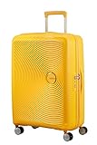 American Tourister Tsa Exp, Spinner Espandibile Bagaglio A Mano Unisex Adulto, Giallo (Golden Yellow), M 67 cm - 81 L